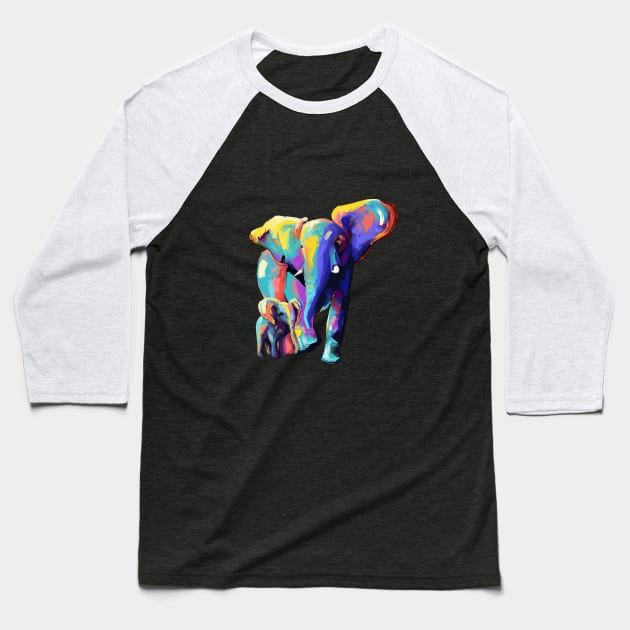 Elephant Baseball T-Shirt by mailsoncello